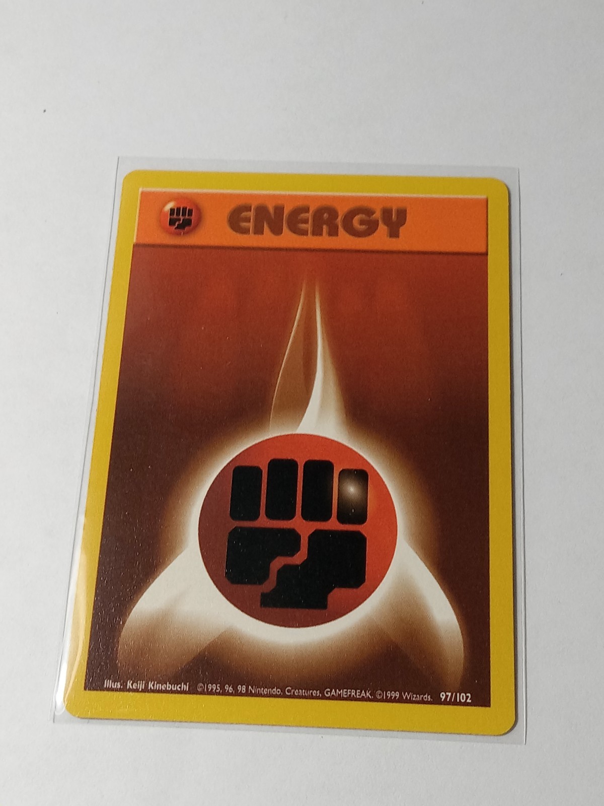 1999 Pokemon Fighting Energy 97/102 Base Set NM (491)