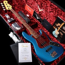 Fender Custom Shop 1964 Jazz Bass Relic Blue Sparkle 2018 4 String Bass USA