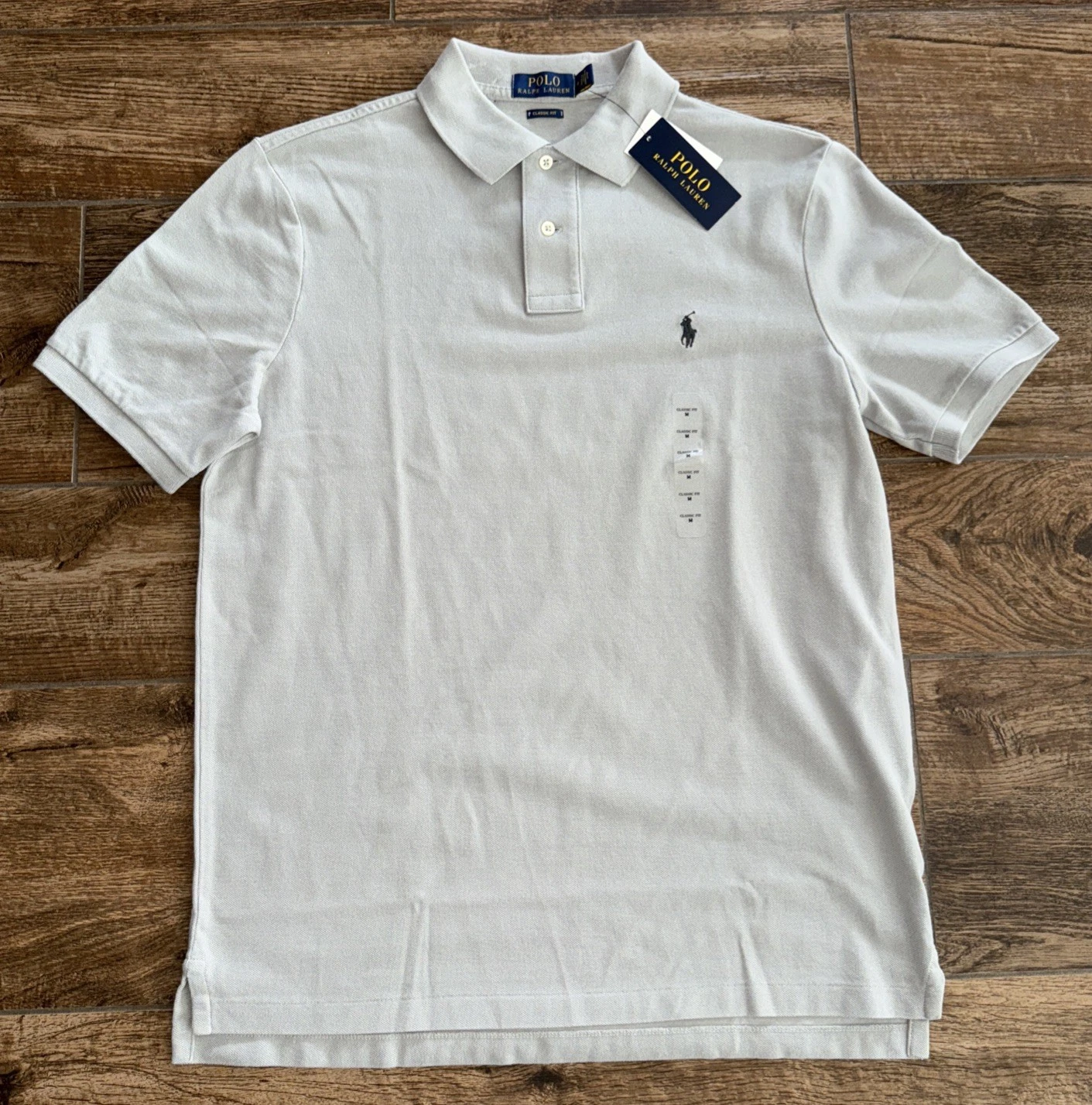 Polo Ralph Lauren Men's Short Sleeve Classic Fit Polo Shirt SOFT Grey M MEDIUM