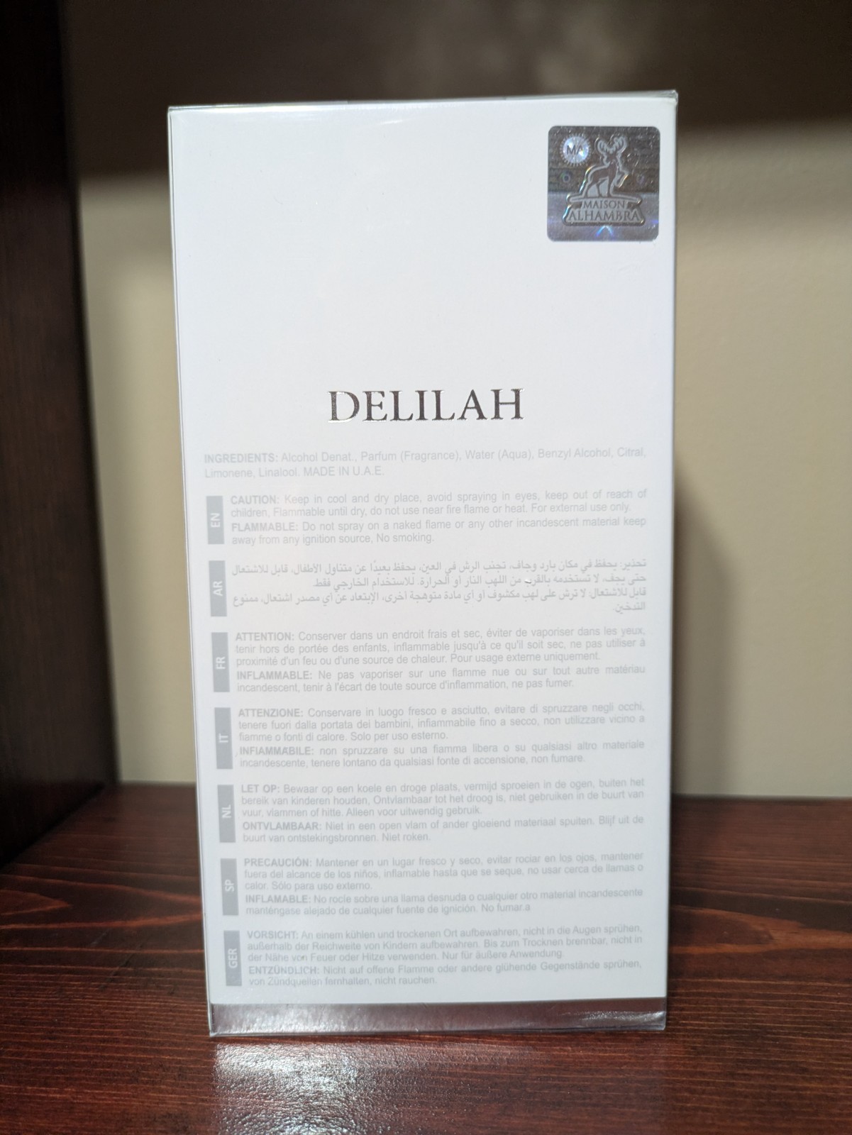 Delilah Blanc By Maison Alhambra Eau de Parfum Perfume for Women 3.4 fl oz 100ml