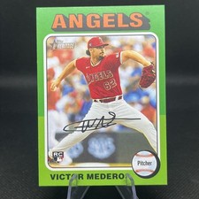 2024 Topps Heritage Victor Mederos Rookie #606 RC Los Angeles Angels