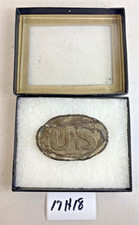 original Civil War Union Buckle w/Case Relic Vintage Military 17H18