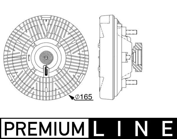 Mahle Kupplung, KüHlerlüFter CFC 238 000P-image