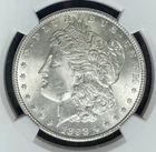 1898 MORGAN SILVER DOLLAR ~ NGC - MS 63 ~BEAUTIFUL COIN~ REF#32-049