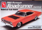 1968 PLYMOUTH ROADRUNNER, 1/25TH AMT #6515 MODEL KIT, OPEN BOX W/'BAGGED' PARTS! — photo 1