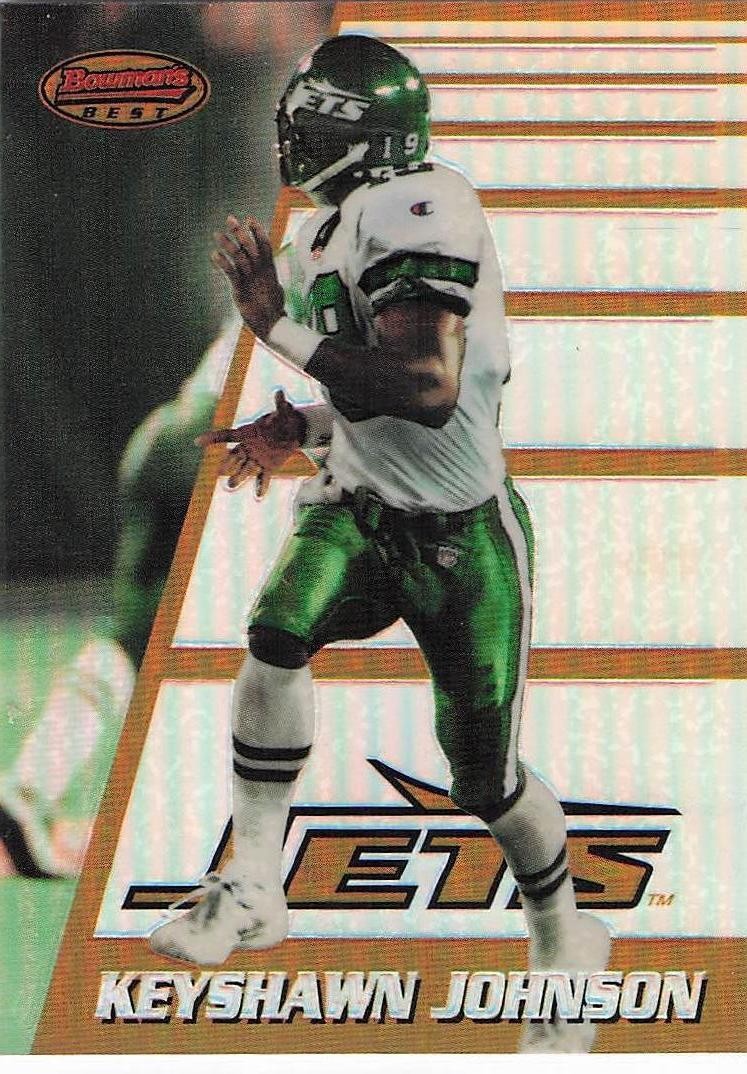 1996 Bowman's Best #180 Keyshawn Johnson Refractors