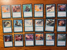 MTG: Odyssey Block 60 Unique Blue Cards - Odyssey, Torment, Judgment Editions