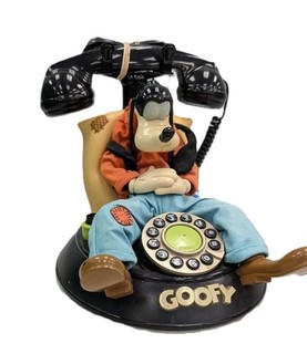 DISNEY Goofy Novelty Telephone Model 805 Retro Desk Phone L36
