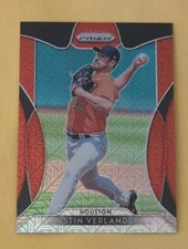 2019 Prizm Red Mojo Prizm 1/299 Justin Verlander #164 First Print Tier II Rare