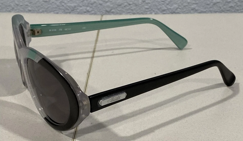 Gafas de sol Silhouette para mujer 58-17 ojo de gato verde menta hechas en Austria M3116/73 Foto 3 de 4