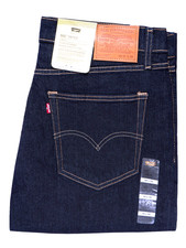 LEVIS 502 JEANS UOMO DENIM ELASTICIZZATO AFFUSOLATO BLU SCURO NUOVO