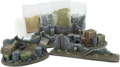 Urban Battlefield & Scenery Set - 28mm Futuristic Sci-Fi Wargame Terrain