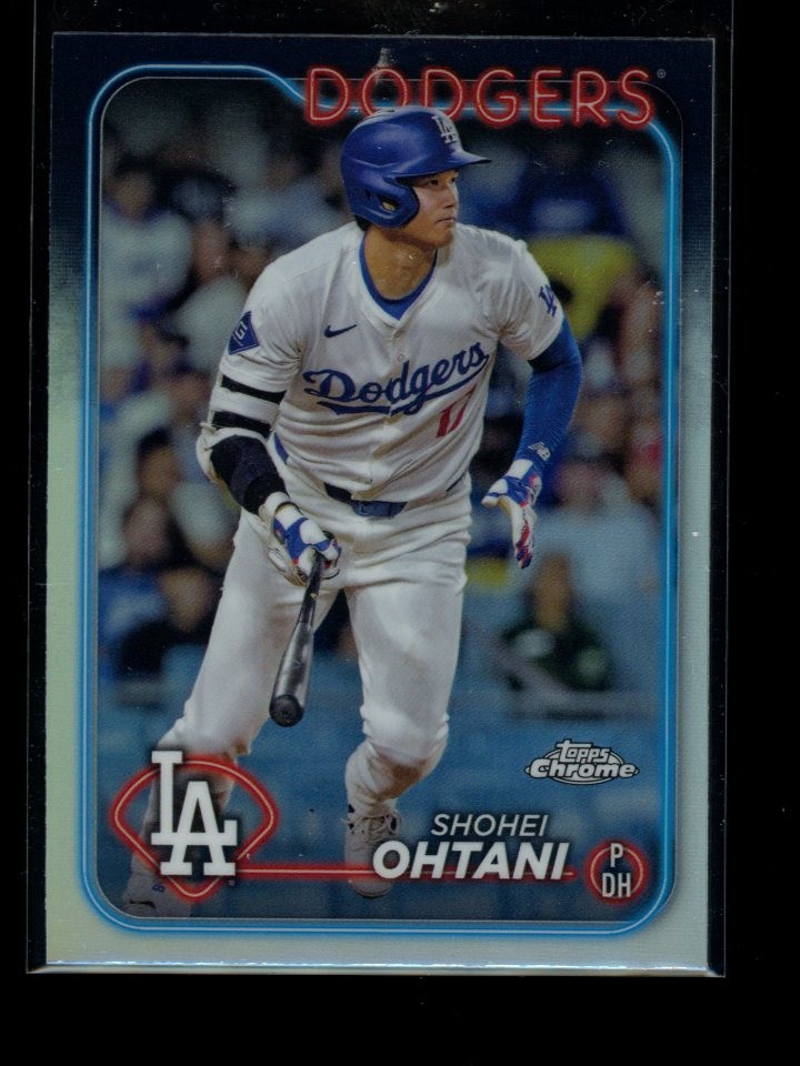 Shohei Ohtani - 2024 Topps Chrome #1  Refractor - Dodgers - MVP - GOAT