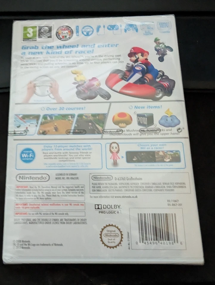Mario Kart (Wii, 2013) Nintendo Selects PAL - Brand New And Sealed - Image 2 of 4