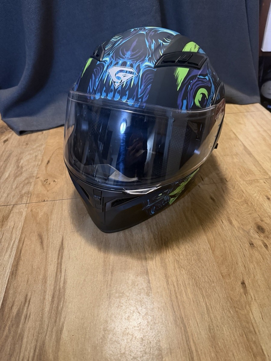 Motorcycle Helmet X Modular - Frankenstein Edition | eBay