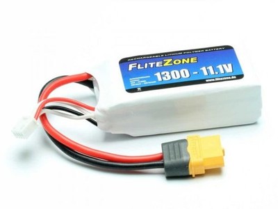 LiPo Akku FliteZone 1300 - 11,1V + XT60