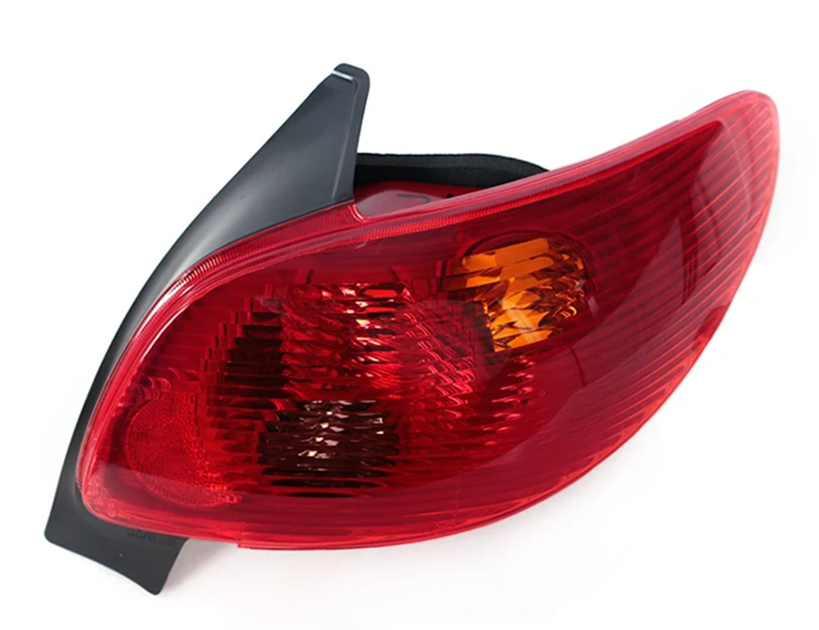 Feu arrière droit pour Peugeot 206 phase 2 de 2003 à 2009 bloc optique rouge et cristal