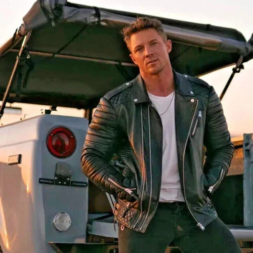 Mens Leather Jacket Impressive Stylish Leather Motorcycle Jacket Casual Wear