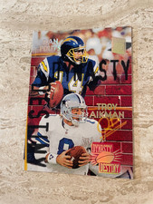 1994 Topps Stadium Club Destiny /Dynasty FB Insert #4 Troy Aikman /Dan Fouts MT