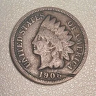 1908-S 1C BN Indian Cent - Key Date - Damaged
