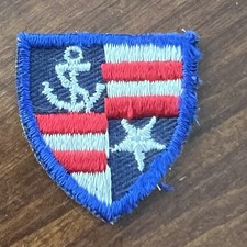 Shield Patch - 1 1/2 inches x 1 1/2 inches - Vintage