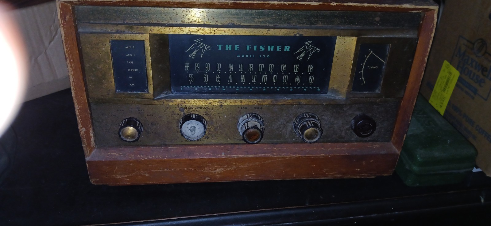 Fisher 500 Mono Tube Receiver Vintage