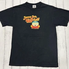 Southpark South Park Cartman T-Shirt L Black 2004