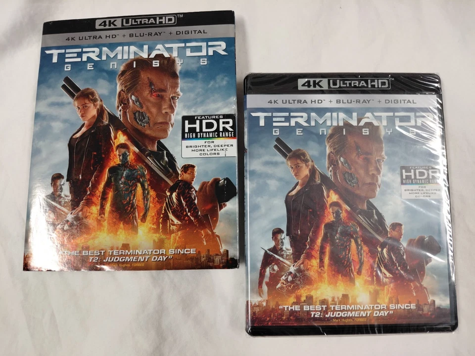 Terminator Genisys (Ultra HD, 2015) 4K Blu-ray with Slipcover 3 Disc Set NEW - Image 4 of 4