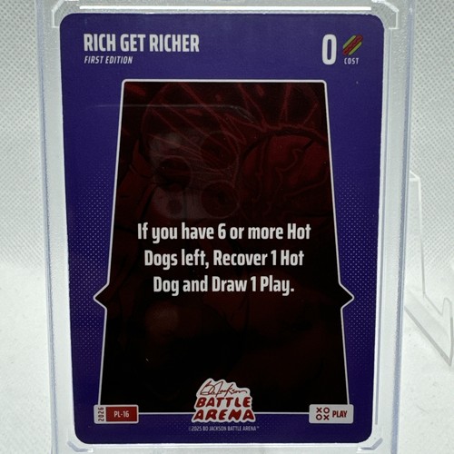 2026 Bo Jackson Battle Arena — Rich Get Richer • SSP • Play Card • PL-16