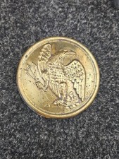 U.S. Civil War Union Eagle Brass Shoulder Strap Belt Buckle