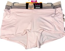 MAIDENFORM Women  s 3 Pack Luxe Boyshort Underwear Panties Polyester Size S 5