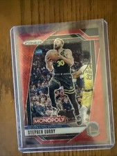2024-25 Panini Prizm Monopoly - Stephen Curry #83 Red Wave Prizm