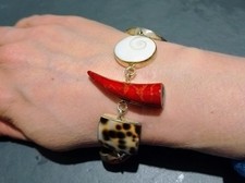 Idee d' Arte Positano 925 Sterling Silver Chunky Italian Designer Bracelet