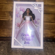 New Birthday Wishes Barbie African-American doll Mattel
