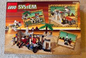 Vintage Lego  Adventurers set 5958 - Mummy&rsquo;s Tomb; 100% complete in box w BONUS