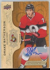 2018-19 Upper Deck Engrained Autographs Drake Batherson *** Rookie Auto Ottawa