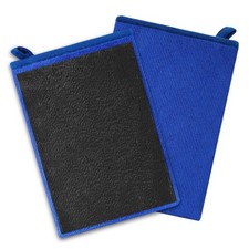 TOLDATLI Clay Mitt Auto Detailing 2 Pack, Fine 8.2 inches x 5.8 inches, Blue