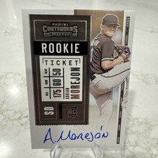 2020 Panini Contenders - Rookie Ticket Adrian Morejon #108 (AU, RC)