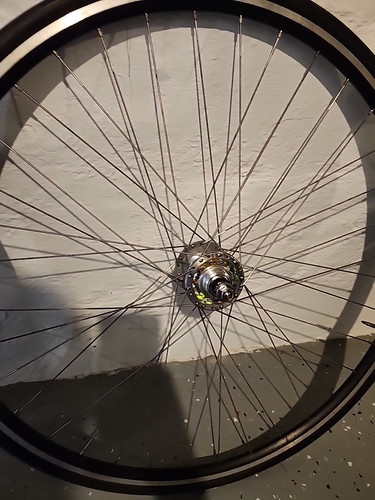 Promax hubs Mavic Hoops Clincher Wheelset 16t DA Cog And Lock Ring - Picture 2 of 5
