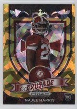 2021 Panini Prizm Draft Picks Crusade Gold Ice Prizm Najee Harris #172 1b33