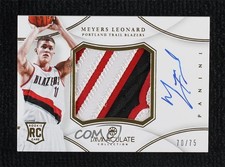 2012-13 Panini Immaculate Premium Signatures 70/75 Meyers Leonard Patch Auto n8q