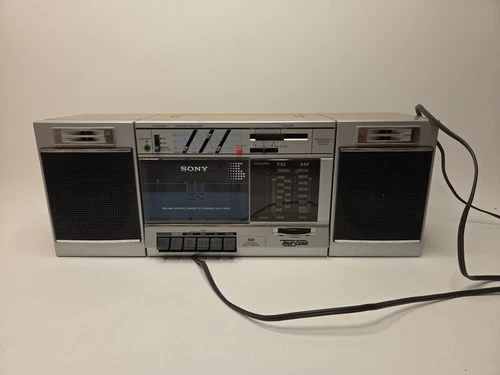 SONY Transound CFS-3000 Vintage Stereo Radio AM/FM Cassette Player Boombox WORKS