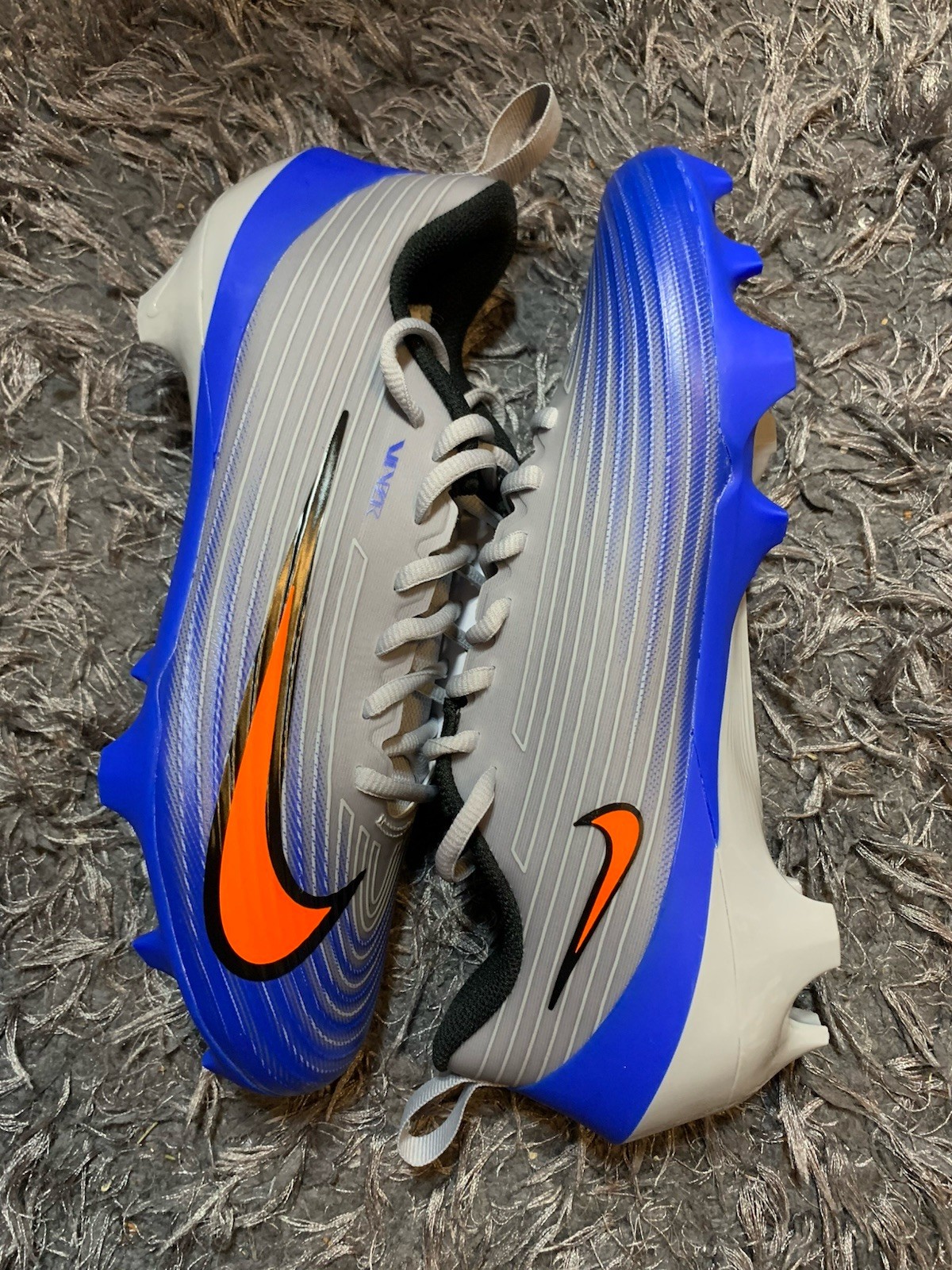 SAOLA Scarpe da calcio Nike Vapor Edge Speed 3 grigio blu FB3303 001 uomo taglia 13 nuove