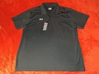 UNDER ARMOUR   MENS  4XL   BIG & TALL    BLACK   POLO SHIRT NEW WITH TAGS