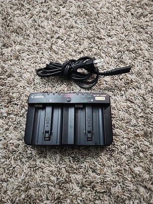 Canon OEM LC-E4N Dual Battery Charger for LP-E4 LP-E4N EOS 1D X 1D Mark IV