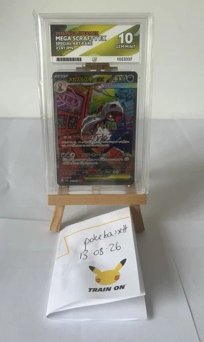 ACE Grading 10 Mega Scrafty EX 241/193 Japanese Special Art Rare Foil