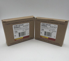 2 PCS Square D HOM115PCAFI 15 A Plug-On Neutral Arc-Fault Breakers NEW