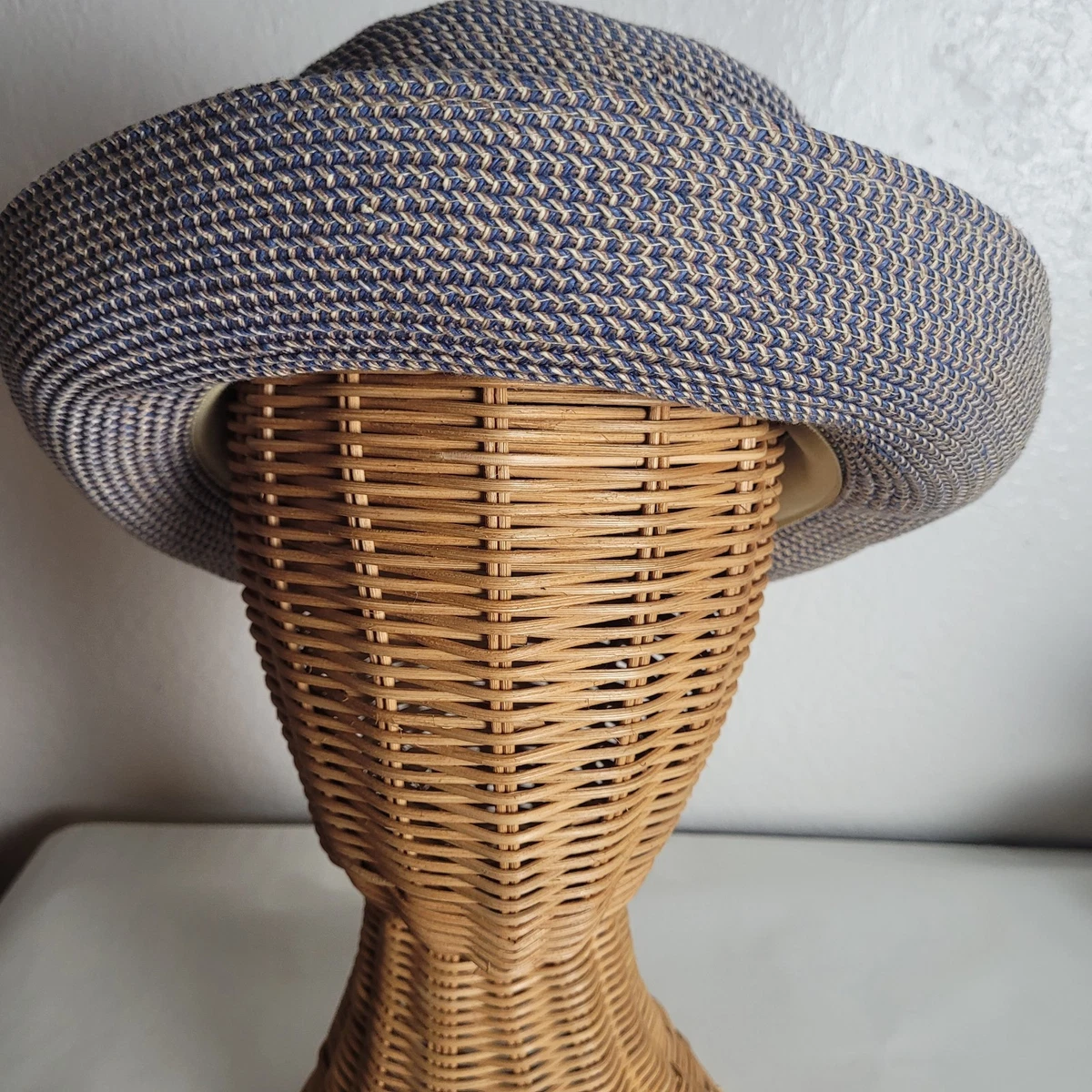 San Diego Hat Company Straw Sun Hat Turquoise Hummingbird Beaded Boho Beach O/S San Diego Hat Co. Boho Greenish Beige Straw Beaded Feather  main image 2
