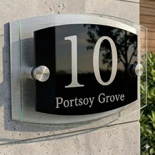 House Number Plaques Personalised Door Numbers Door Signs Custom Number Plate
