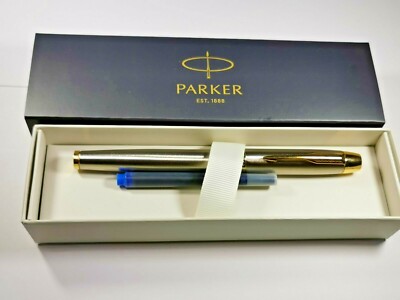 PARKER IM Füllfederhalter GT + Persönliche Gravur Geschenk Füller EDEL NOBEL 